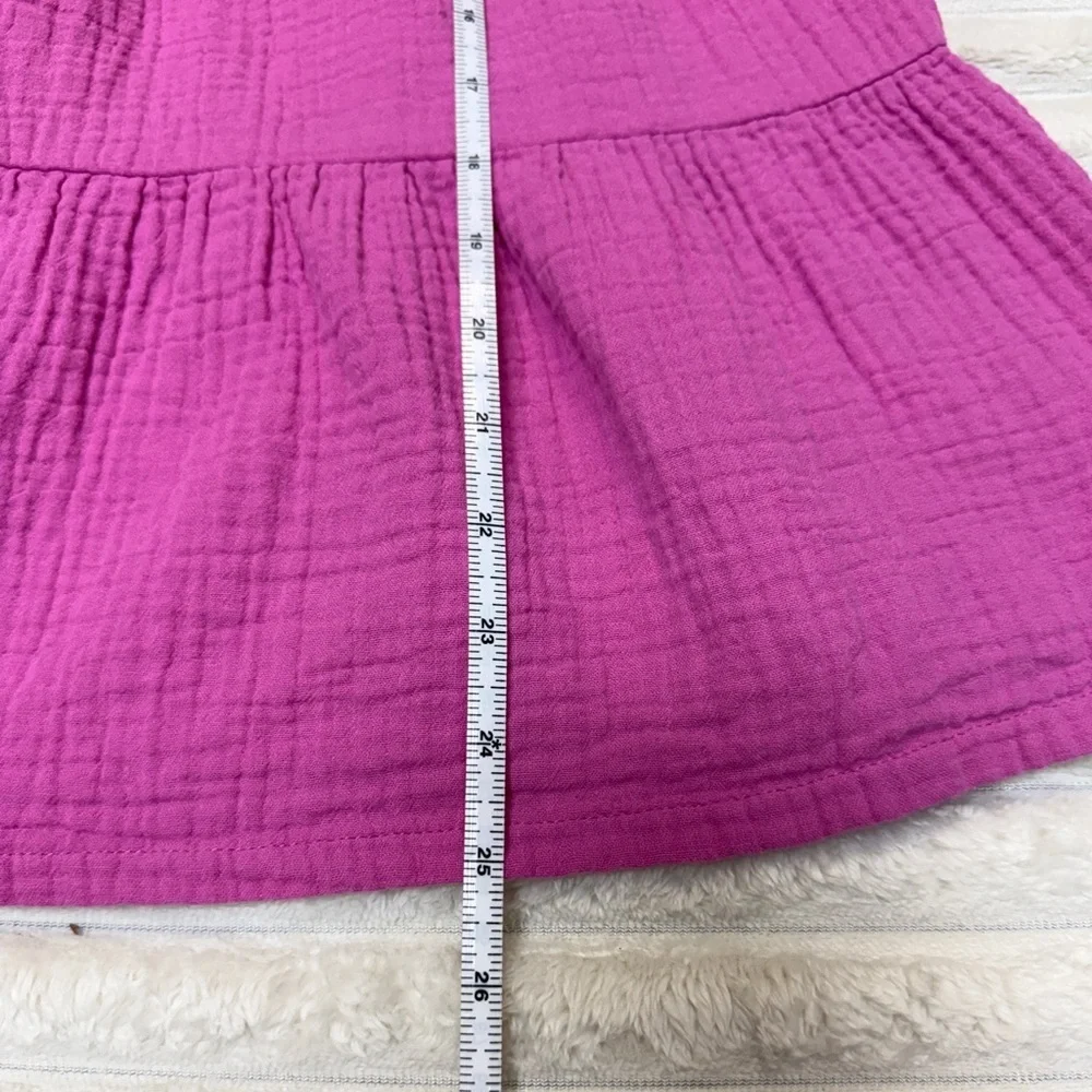 Cat & Jack: Girls Sleeveless Gauze Summer Pink Dress, Size S (6/6x)